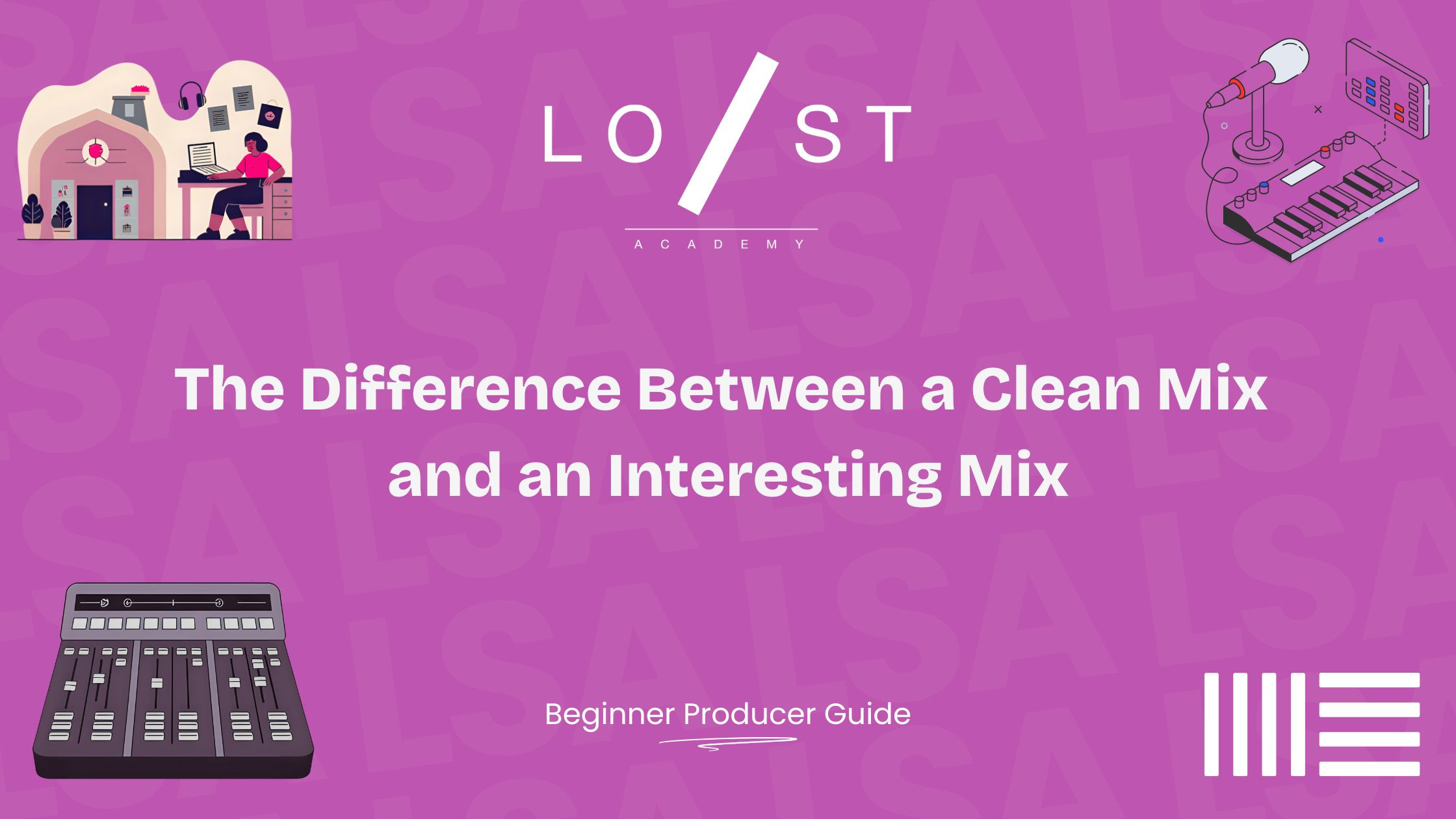 The difference between a clean mix and an interesting mix